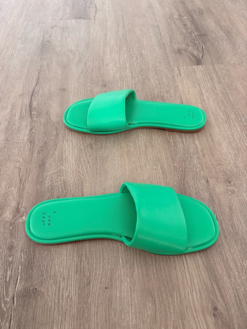 Target Green Slide Sandals - Women's Casual Slides